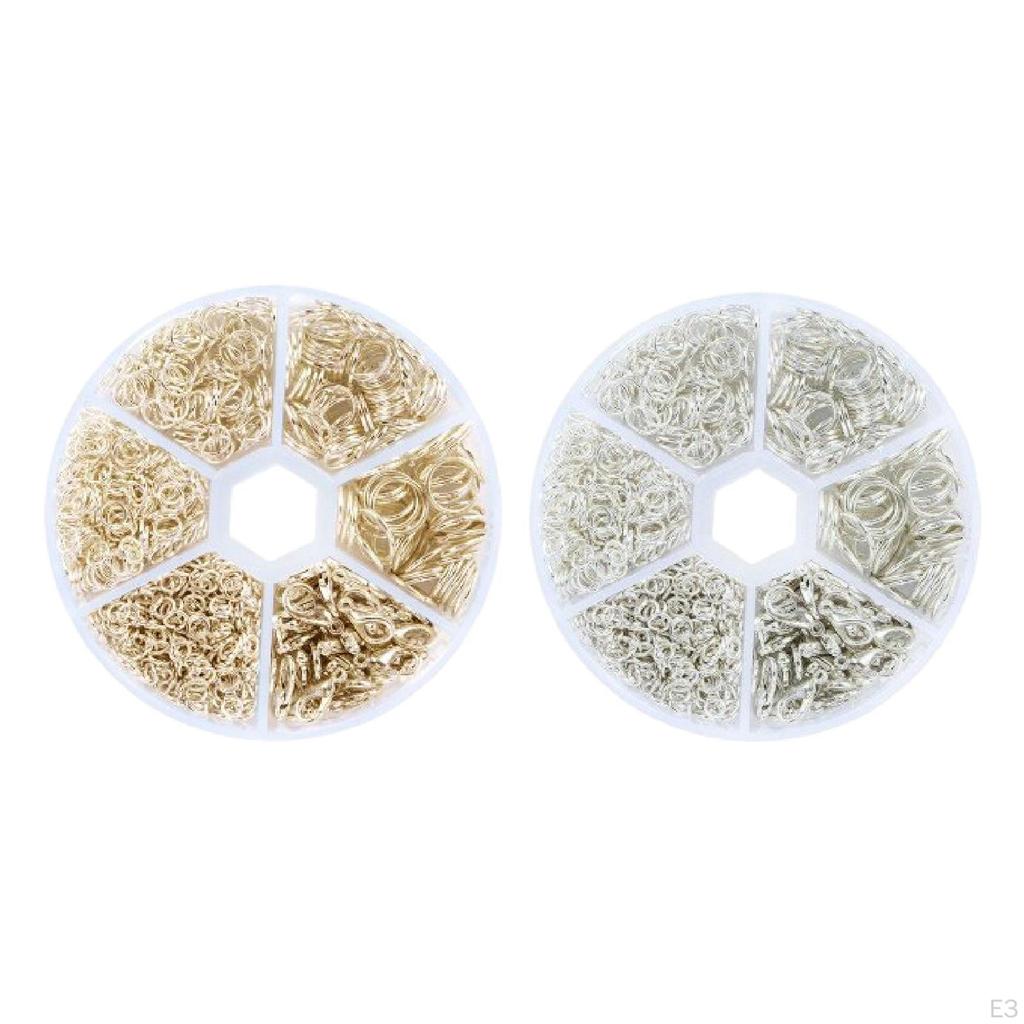 Jump Ring Supplies, Modern Crafts, Portable Multipurpose Metal Accessories for Necklaces,