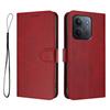 For Xiaomi Redmi 15C 5G (EU) (173mm)/Xiaomi Redmi 15C 4G (EU) (173mm) Wallet Case RFID Blocking Calf Texture Leather Stand Phone Cover with Strap