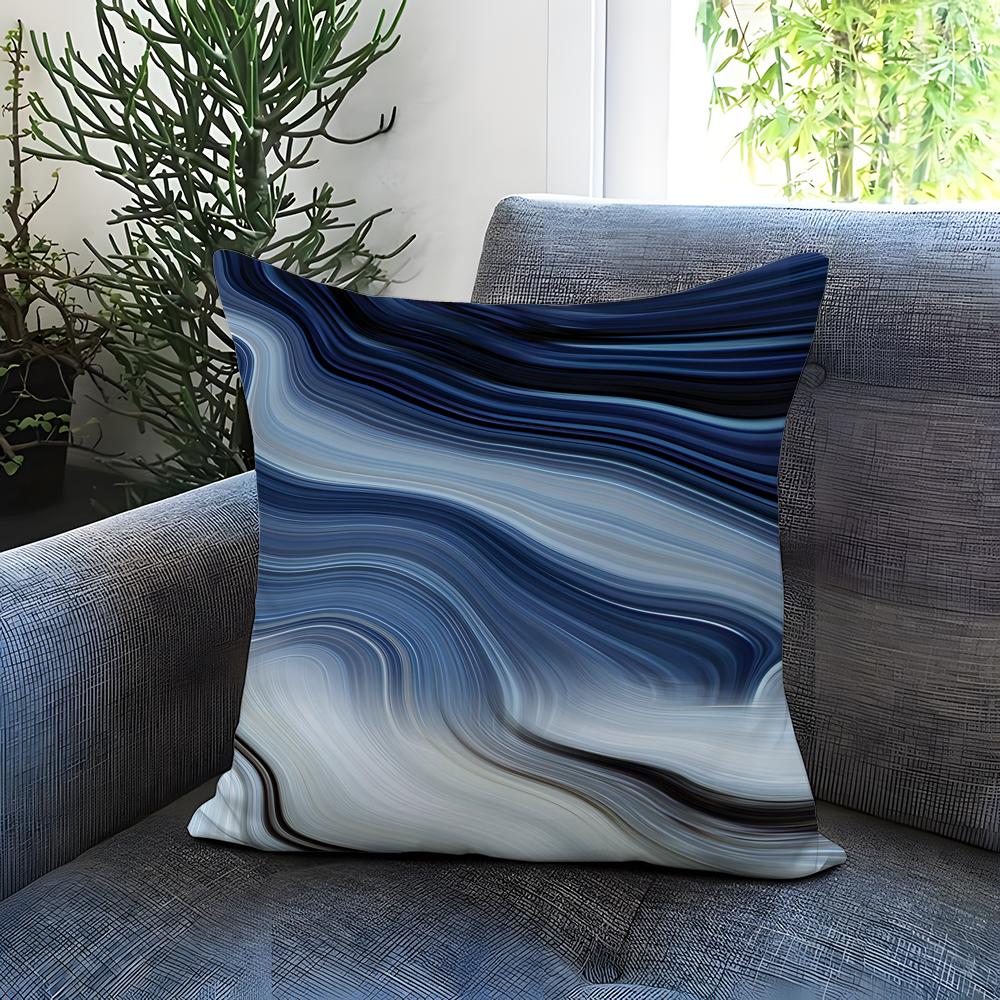 Abstract Texture Cushion Cover Comfortable Reversible Pillow Cover Ideal for Car Sofa Bedroom  Beyond