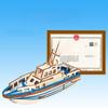 3D Wooden Lifeboat Puzzle Model - Kids' Toy & Boys' Birthday Gift