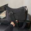 Solid Color Crossbody Bag Women's Multi-Compartment Lightweight Shoulder Bag