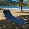Camping Folding Floor Chair with Backrest Practical Portable Folding Beach Chair Lounge Mat for Beach Picnic Hiking Garden BBQ