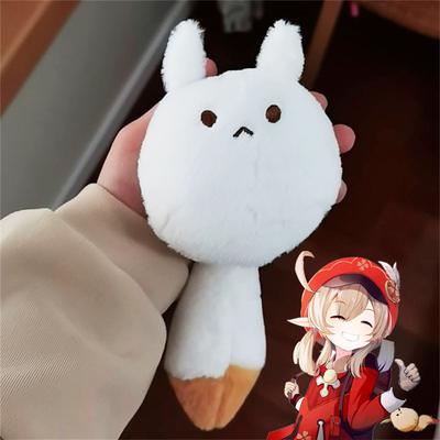 Spiel Genshin Impact Klee Dodoco Plüsch Schlüsselanhänger Rucksack Plüschtier Anhänger Weiches Puppen Spielzeug Schlüsselanhänger Damen Mädchen Kinder Cosplay Fans Geschenk