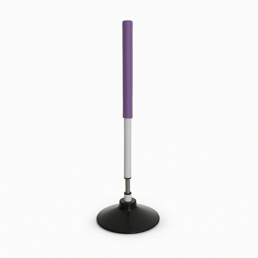 Agility Poles with Rubber Base Portable Equipment Stable for Athletes