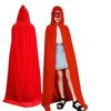 Velvet Medieval Long Cape Conceal Gown Halloween Witchcraft Robe  Medieval Reenactment