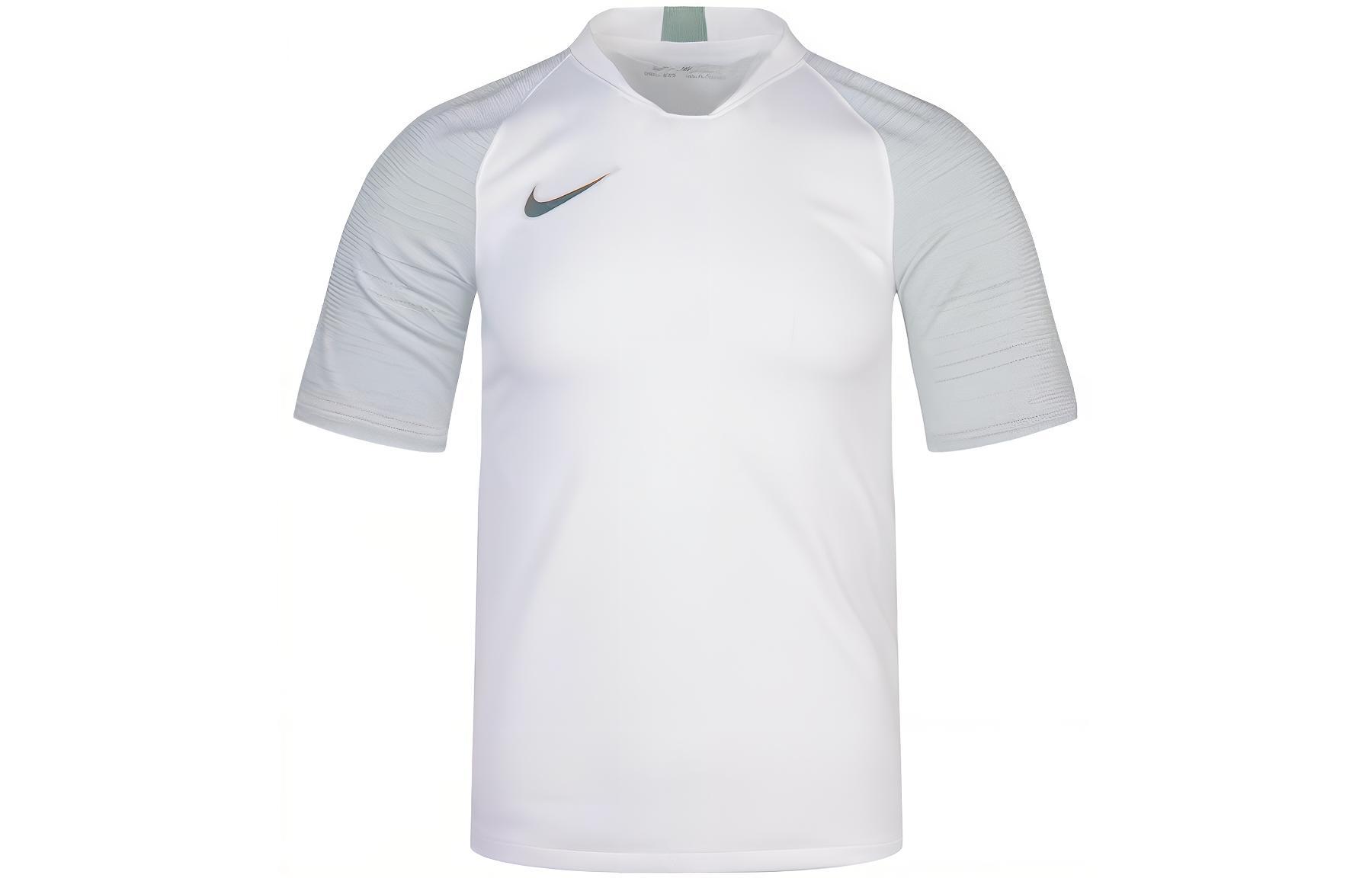 Nike T Shirts Men s White V Neck Moderate Straight Fit AT5871-100 S