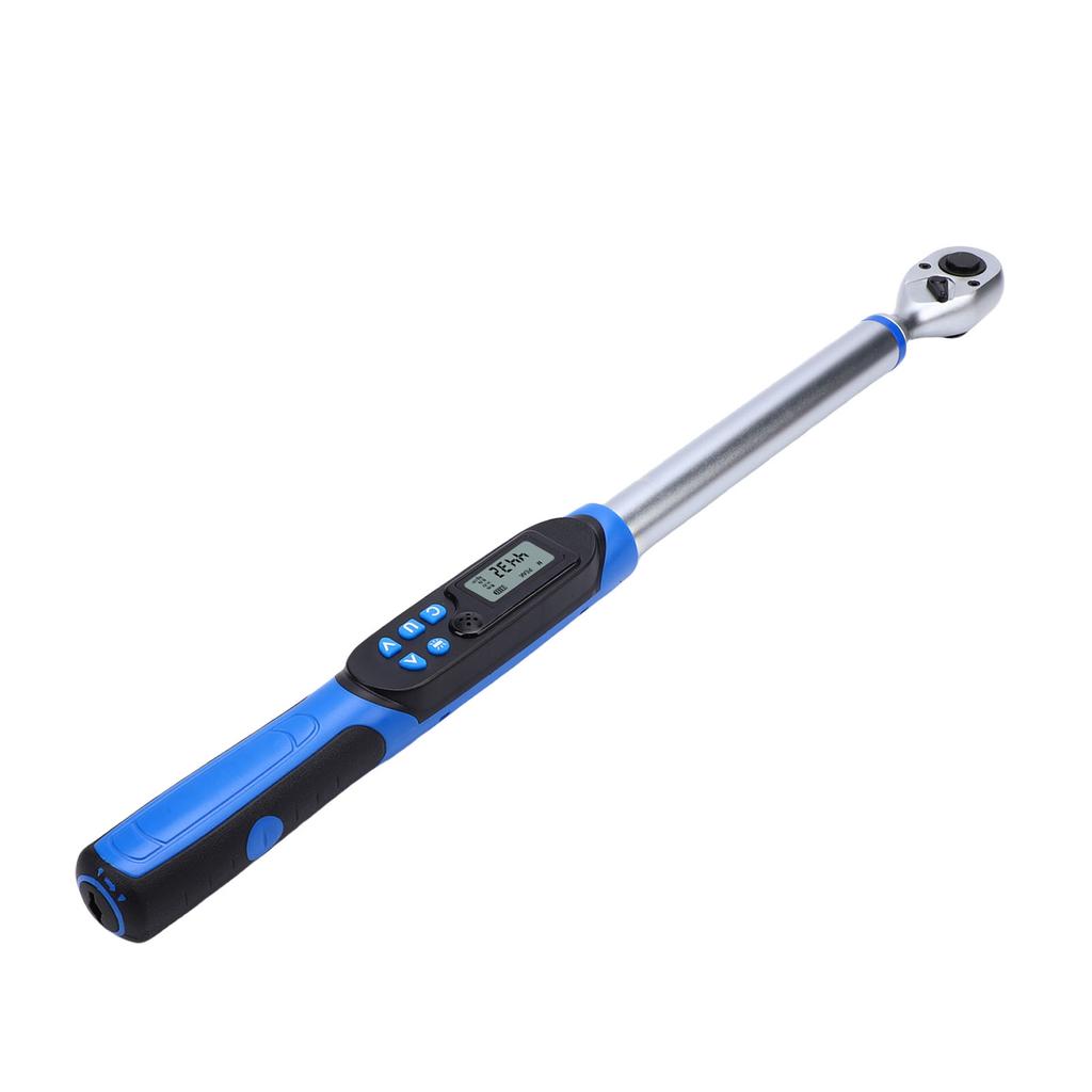 Digital Torsion Wrench LCD Display 1 2 Drive 10 to 200N.M Torsion Adjustable Electronic Wrench with Buzzer for