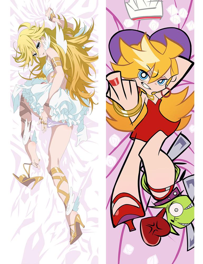 Dakimakura Anime Panty & Stocking With Garterbelt Anarchy Panty Hugging Body Pillow Case Cushion Cover Woman Man Gift Big Size