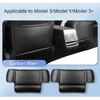 Seat Backrest Anti Kick Pad for Tesla Model 3+ Microfiber Leather Half Cover Seat Protective Cover Model3 Modely Car Accessories