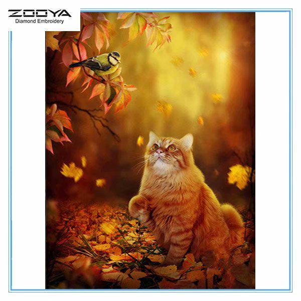 

ZOOYA DIY 3D Алмазная вышивка крестиком домашний декор кошка