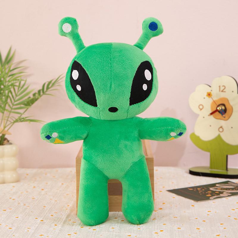 Big Green Eyed Alien Plush Toy Boys Girls Sleep Companion Birthday Doll Present