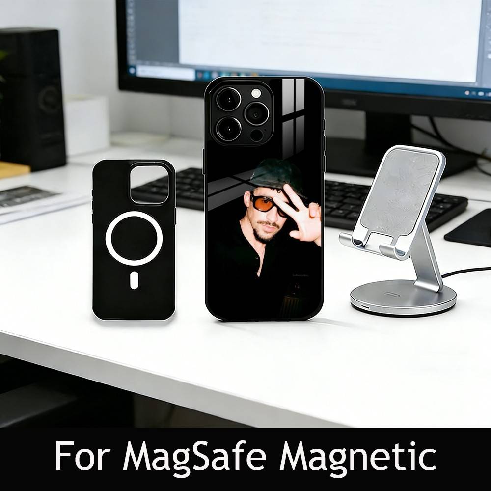 Bad B-B V-Vibes Phone Case For iPhone17,16,15,14,13,12,11 Plus,Pro Magnetic with Magsafe Wireless Charging