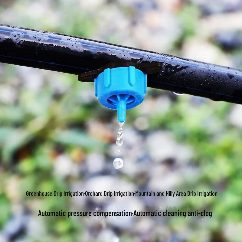 2L4L8L Dripper: Small Tube Outflow Stabilizer, Washable Pressure Compensator for Agricultural Drip Irrigation