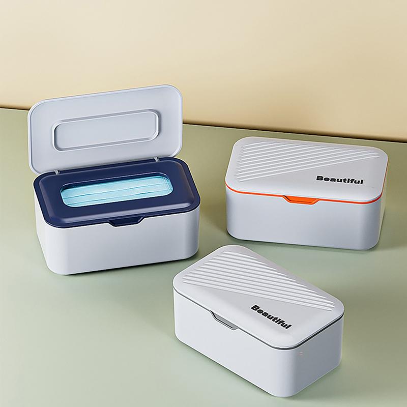 Wet Tissue Box Desktop Seal Baby Wipes Paper Storage Box Household Tissue Box