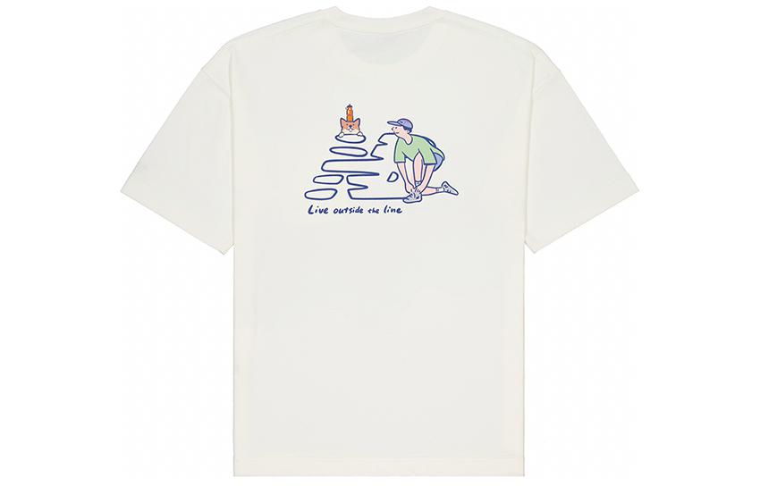 New Balance T Shirt Unisex White NEE26041-IV XXL