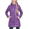 Women Fashion Casual Light Outerwear Solid Hooded Zippers Coat Down Jackets