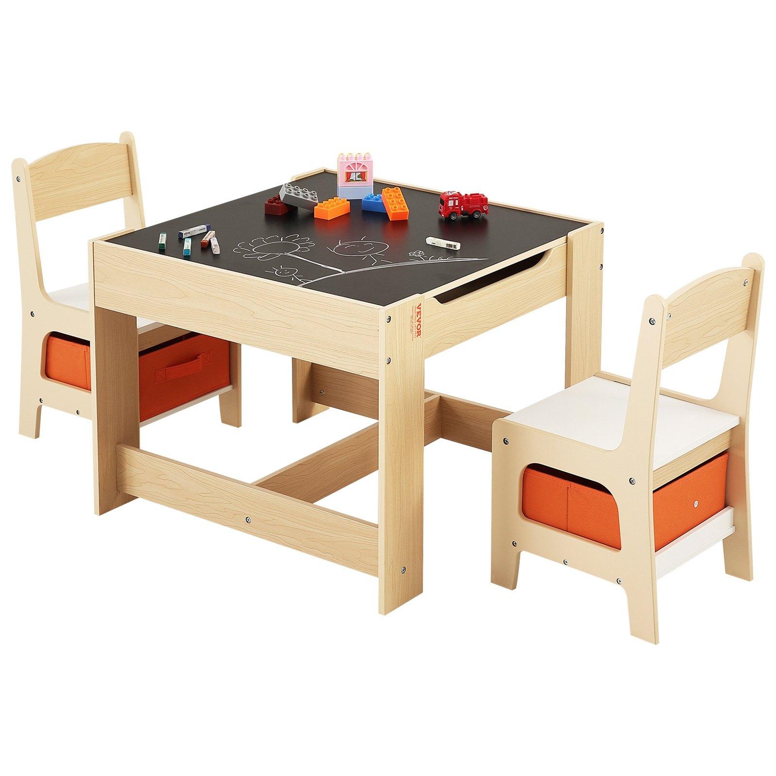 VEVOR Kids Table and 2 Chairs
