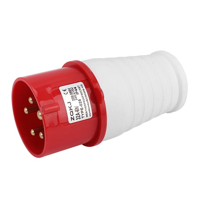 

Ruidetai Zhuoqi Industrial 5-Core 32A Aviation Plug CN plug (adapter included)