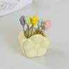 Multi-functional Ceramic Fruit Forks Receipt Jar Creative with Storage Can Flower Fruit Fork Set Cartoon Home Decoration