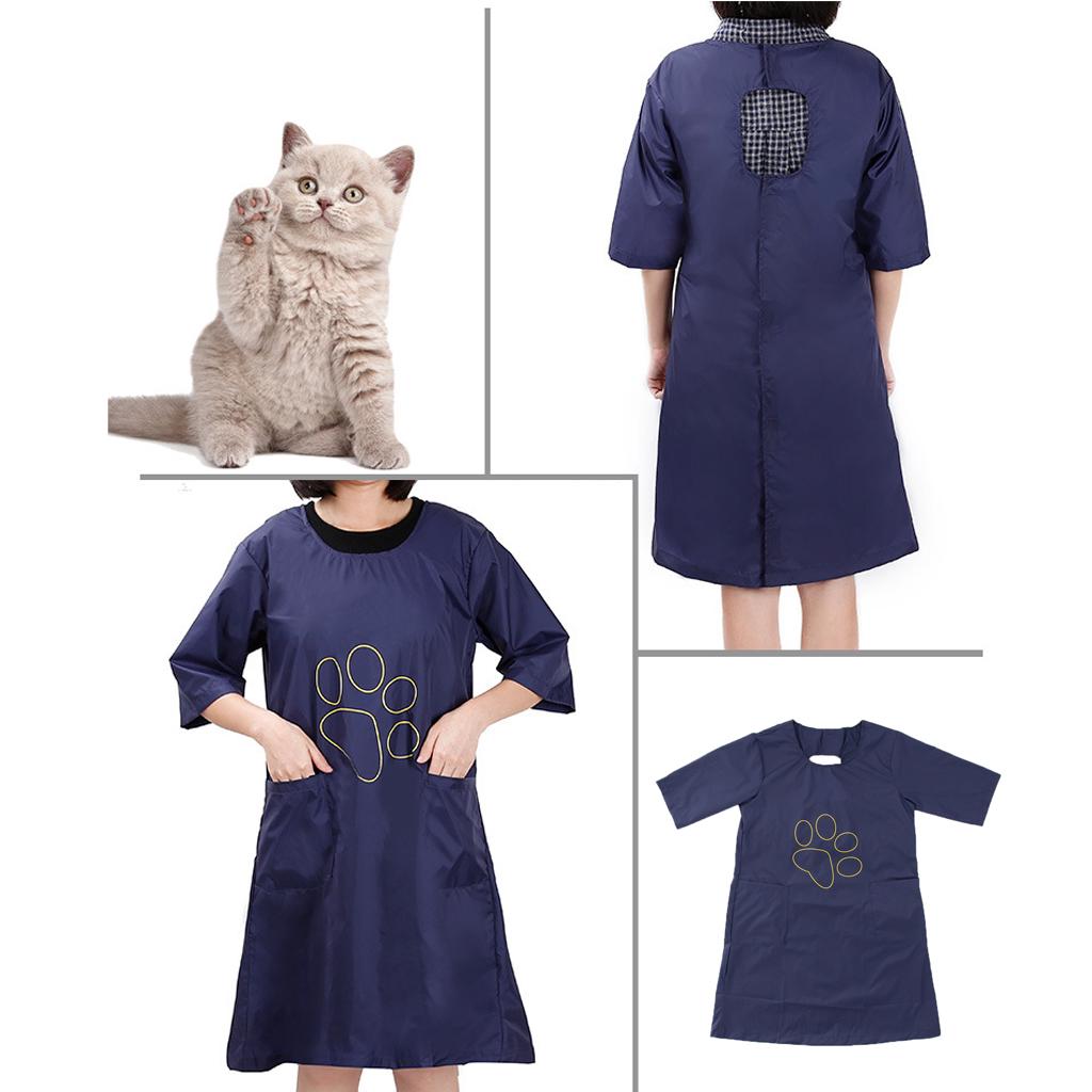 Buy Waterproof Dog Grooming Apron Professional Groomer with Pocket M at