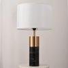 Nordic Luxury Marble Desk Lamp Personality Creative Bedside Lamp Retro Bedroom Villa Living Room Postmodern Decorative Desk Lamp