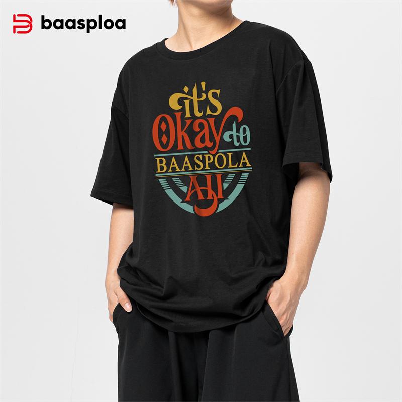 

BAASPLOA Мужская футболка с круглым вырезом и принтом, модная мужская спортивная одежда на открытом воздухе, дышащая, удобная спортивная мужская футболка с короткими рукавами