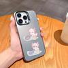 Cute C-Cartoon A-Axolotl  Phone Case For iPhone17,16,15,14,13,12,11 Plus,Pro Max Black Candy Silver Plated Cover