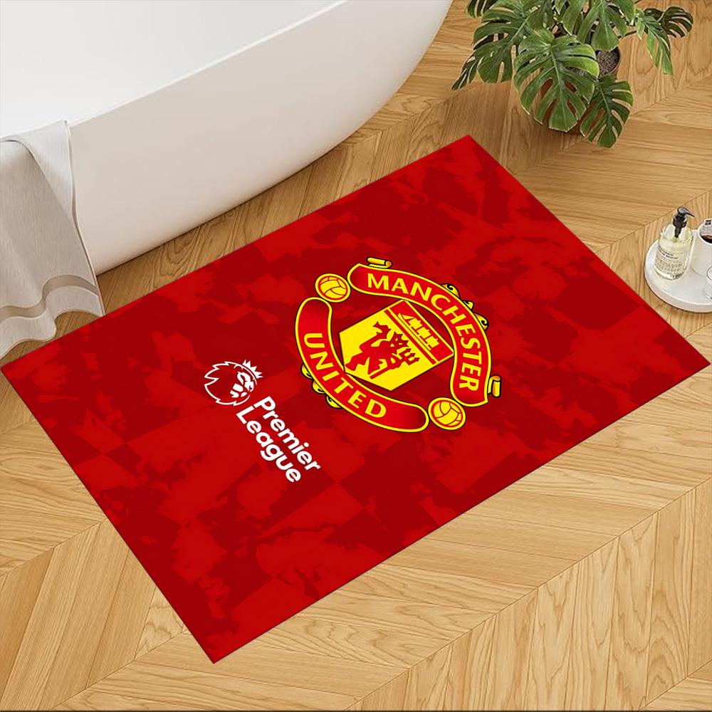 Manchester United Pride Decorative Area Rug Soft Plush Water-resistant & Washable Pet-friendly Living Room Elegant Luxury Rug Festive Decor Gift