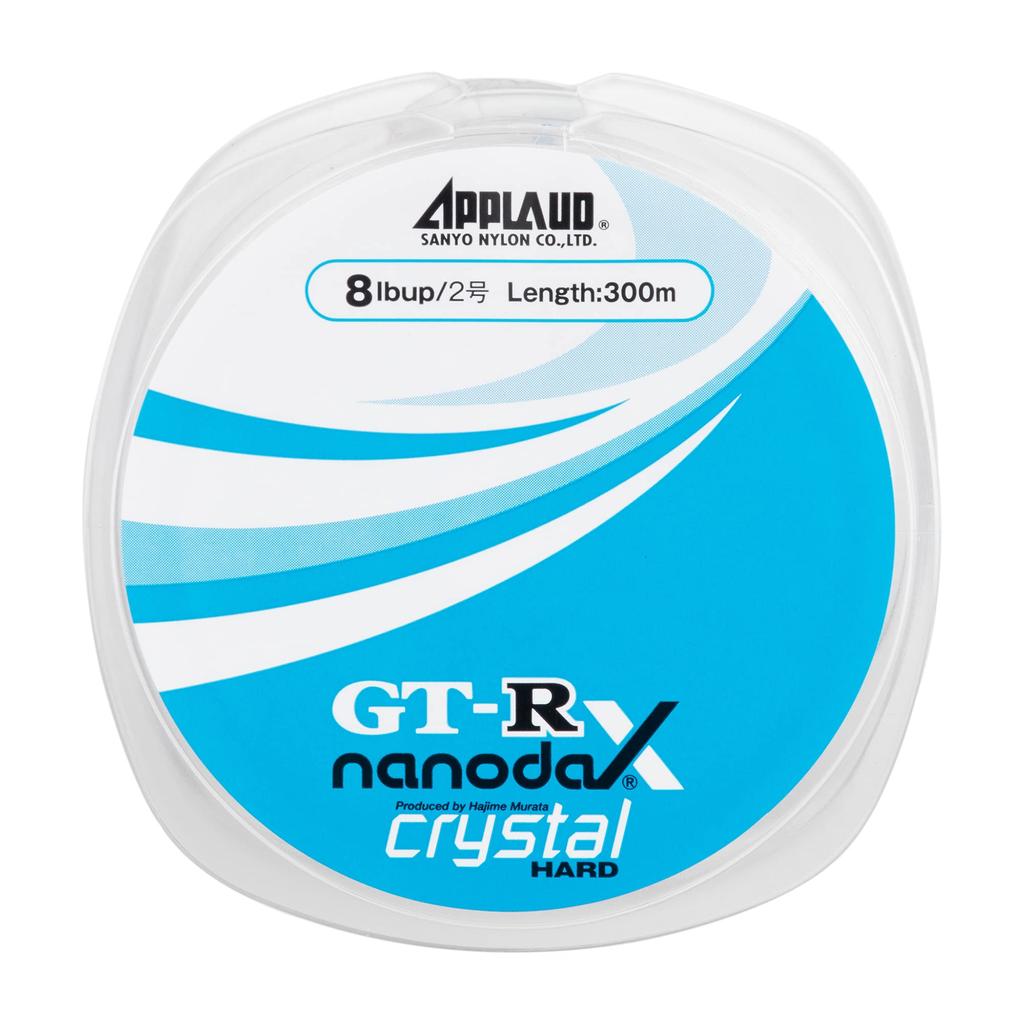 Sanyo Nylon NanodaX Line, Approved GT-R nanodaX Crystal Hard, 300m, 3.5lb, Crystal Clear