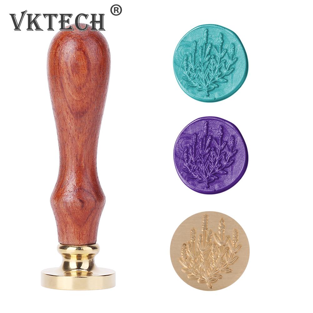 Plant Seal Flower Seal Wax Seal Stamp Retro Antique Sealing Wax Scrapbooking Stamps Wedding Decorative Invitation Cards