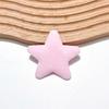 10Pcs 6.5CM Colorful Plush Star Appliques For Handmade Bag Garment Shoe Decoration Hair Accessories and Sewing Craft