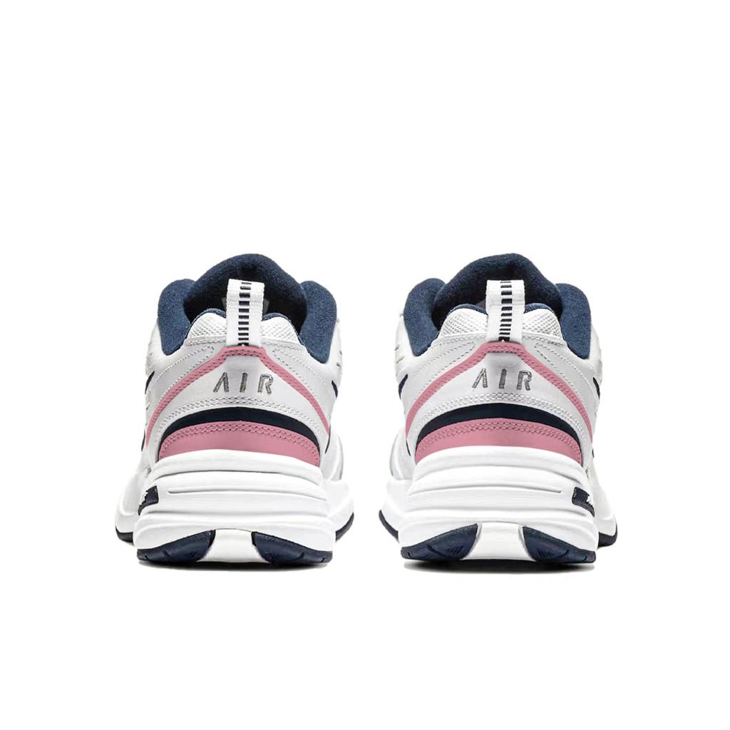 Nike Air Monarch 4 Truthahn Kaffee, Dingduo Rutschfest Abriebfest Niedrig geschnitten Klobige Sneaker Unisex Weiß 415445-102 (Team746-)