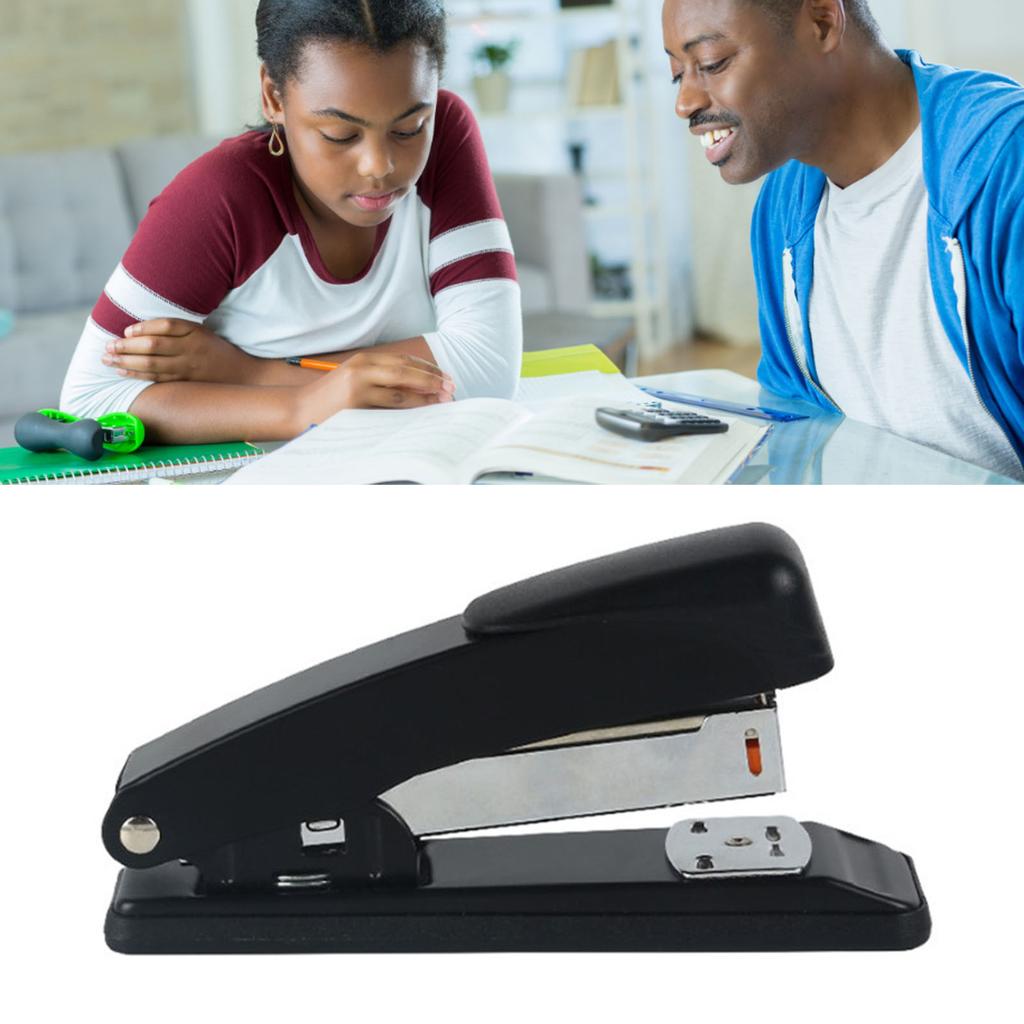 Small Desktop Stapler Handheld Stapler Document Bookbinding Tool for Household Office Use