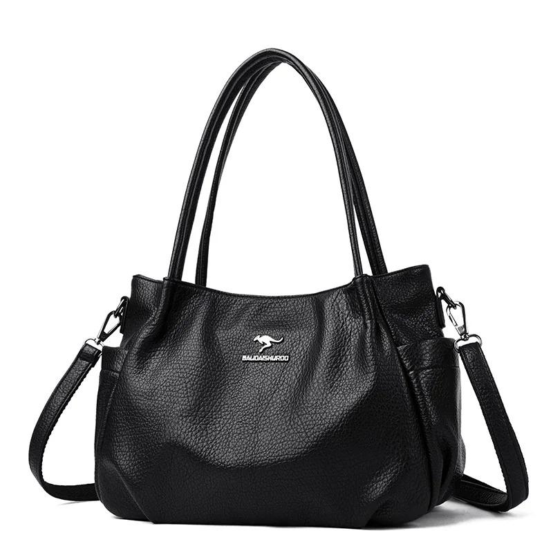 Luxury Women Tote Handbags High-capacity PU Leather Ladies Shoulder Bags High Quality Female Top Handle Messenger Crossbody Bags