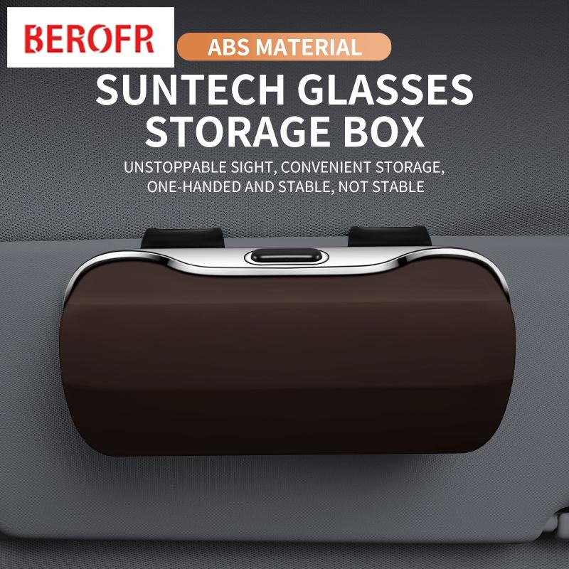 Exclusive For Nissan X Trail Qashgai Note Juke Sentra Navara Patrol Sunglasses Holder Sun Visor Clip On Abs Eyeglass Case