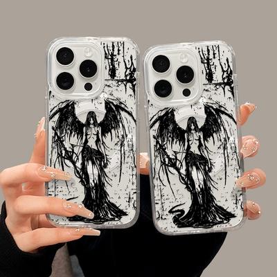 Coque de téléphone magnétique pour iPhone 12 14 16 17 Pro 17 16 15 14 13 12 Pro Max 12 13 14 15 16 Coque antichoc de haute qualité Protection complète Style mignon