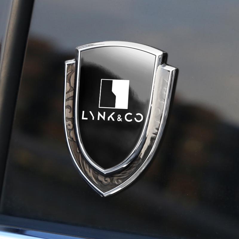 Personalisierbares Metallspiegel-Autoemblem für Tesla, BYD, BMW