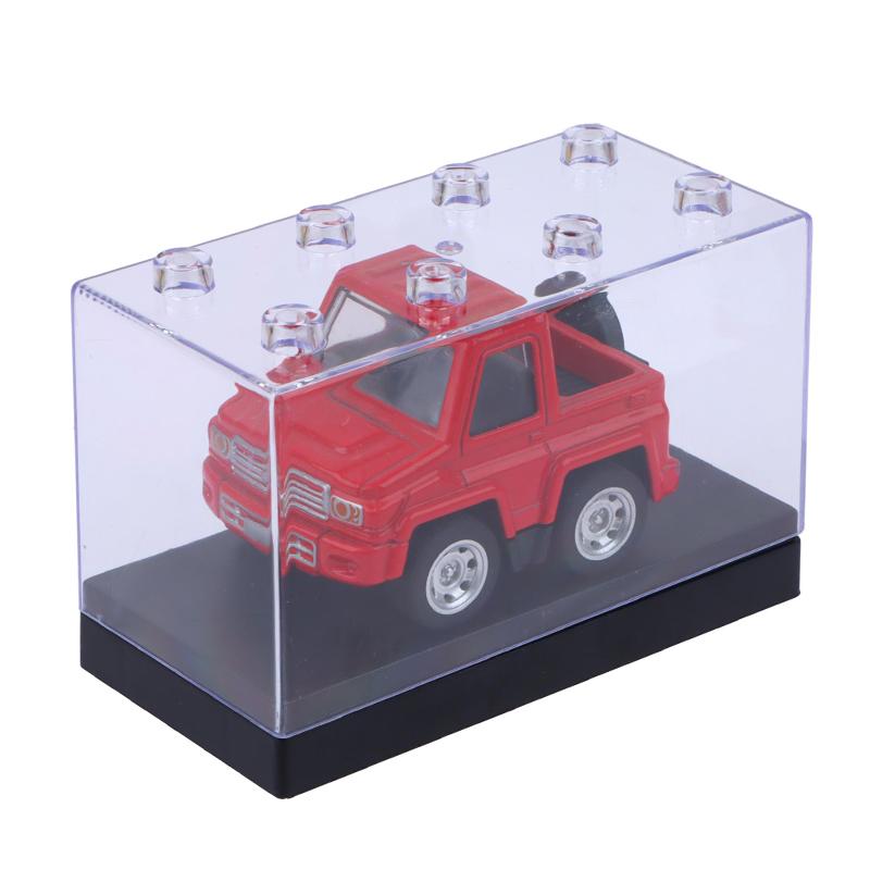 1:Collezione 64 Modelli di Automobili Piccole Die Cast Impilabile Acrilico Combinato Scatola Espositiva Trasparente per Conservazione