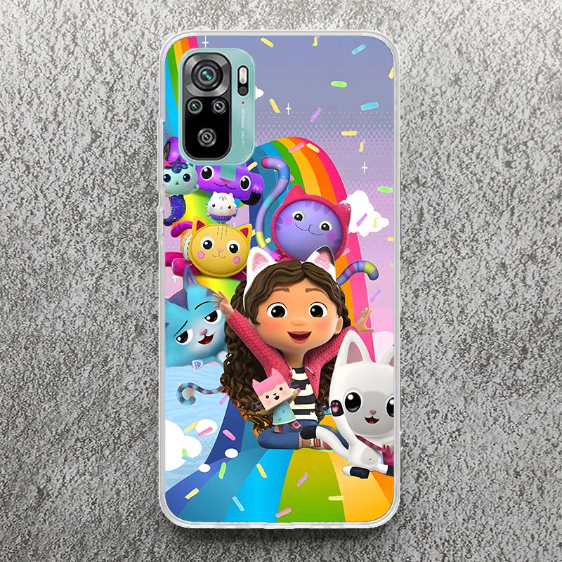 Cartoon Gabbys Dollhouse Soft Case for Xiaomi Redmi Note 10 9 9S 8 Pro 7 9T 5 Phone Shell Mi 11T 12T 10T 12 11 Lite 6X A3 Cover