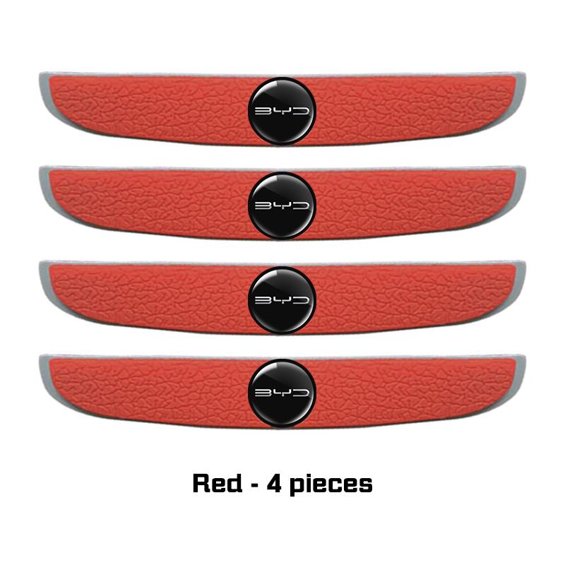 

For BYD Tang EV600 Han EV Yuan ATTO 3 Song PLUS Pro MAX Qin 4pcs Car Door Edge Anti Scratch Collision Protection Strip Stickers 4pcs червоний