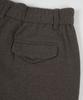 BIRBANTE Wool Blend C.L Fit Elastic Waist Wide Pants - Brown