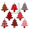 Polka Dot Xmas Ornaments Soft Christmas Tree Decorations Cloth Christmas Tree Pendants  Xmas Party