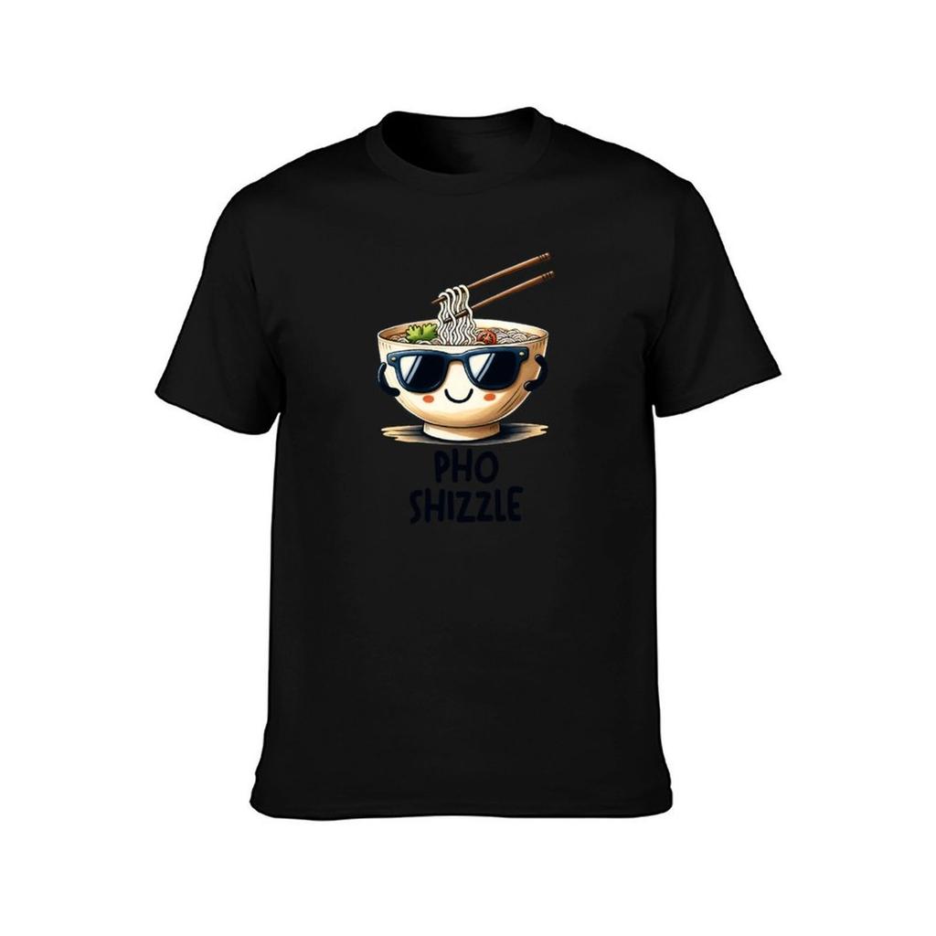 Pho Shizzle Noodle Cool TShirt Fashion Print Casual Short Sleeve