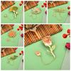 Roses Metal Bookmark Pendant Rose Bookmark New Year Gift Lotus Leaf Book Mark  Lovers
