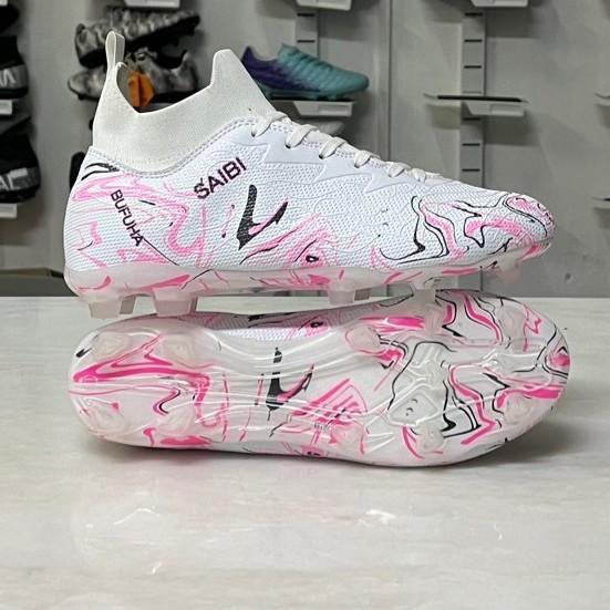 Neue Kinderfußball-Profispiel-Trainingsschuhe für Erwachsene, lange Stollen, gebrochene Stollen, Herrenfußballschuhe