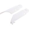 FLAMEER 2 Pieces Fork Guard Cover Replacement Plastic Motorcycle Front Fork Guard Dust Protector Cover for Honda CRF50 CRF 50 - White