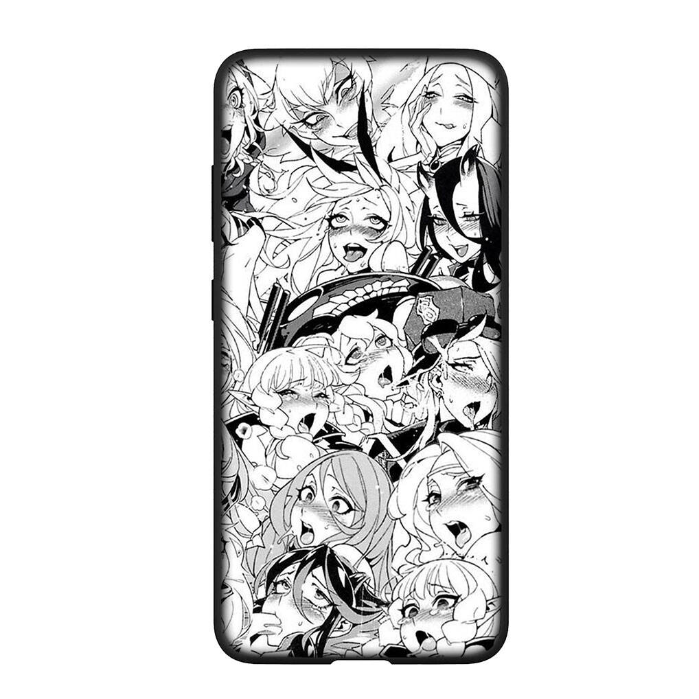 for iPhone 17 16 15 Xiaomi Poco F7 F8 X7 X6 C85 C75 M8 Redmi Note 14 13 12 11 Pro Max 14C 13C A3 A4 Case Ahegao Hentai Harajuku Anime Girl Waifu Cover