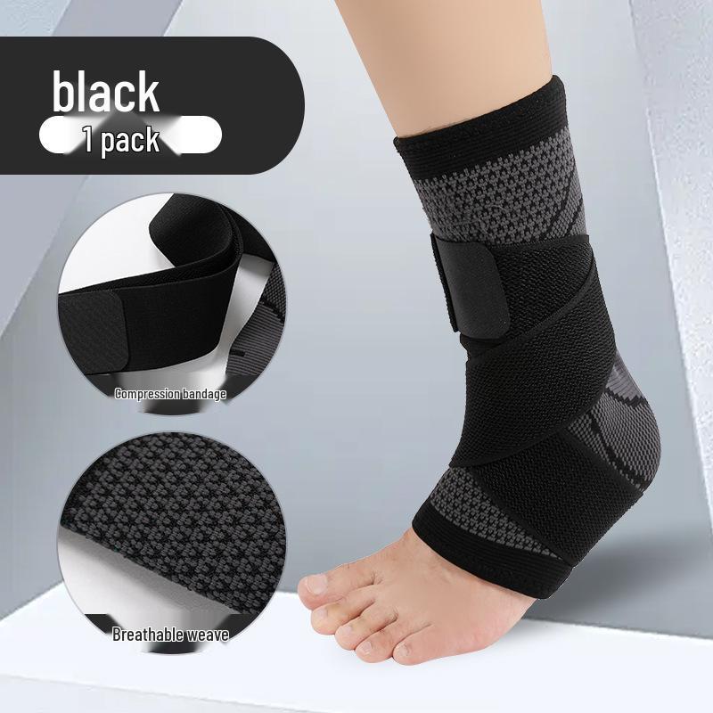 Men's Ankle & Wrist Support Sleeve for Sports: Anti-Sprain Joint Protection Gear for Football & Badminton