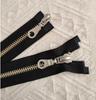 YKK Genuine No. 5 Metal Double Open Zipper for Jackets & Sweaters