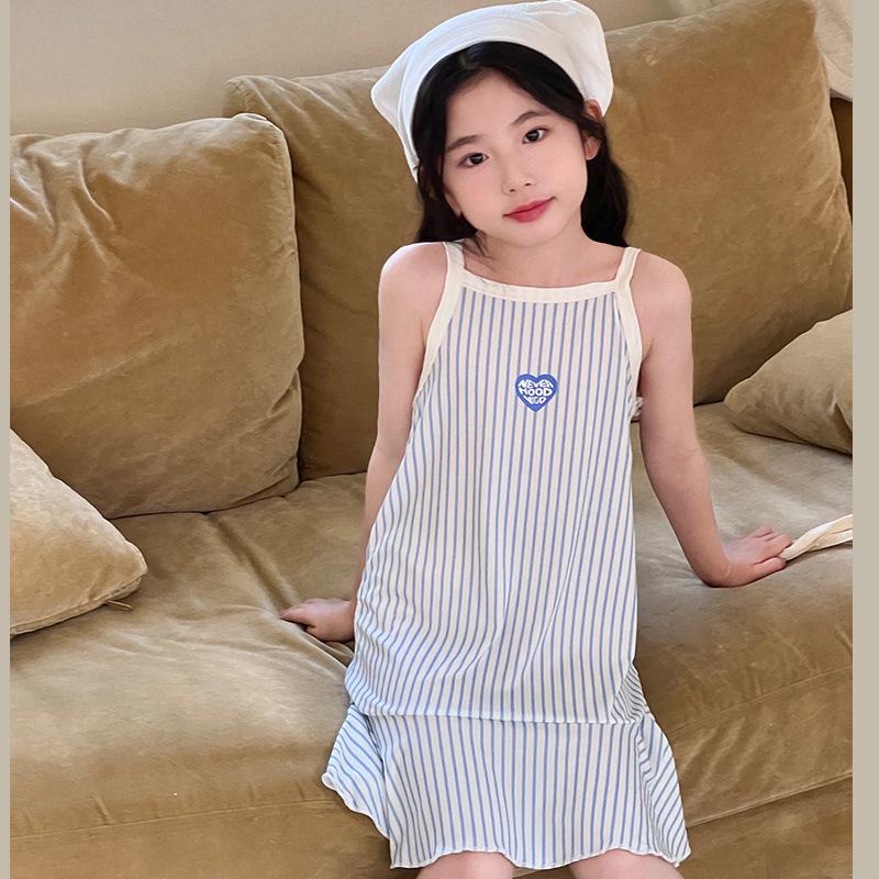 Mädchen Niedliches Sommer Trägerkleid - Modischer Prinzessinnenstil für Kleinkinder